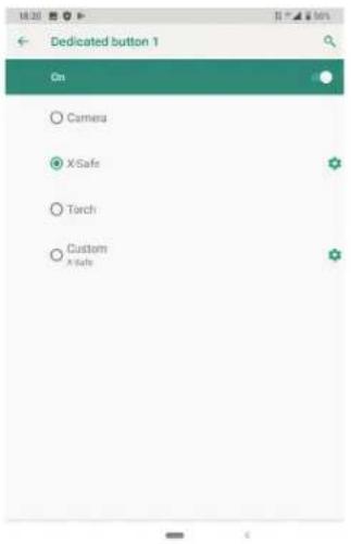Dedicated button 1 On Camera X-Safe Torch Custom X-Safe