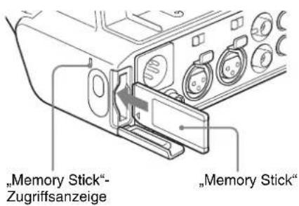 SONY PDW-F330K - ①„Memory Stick“-Einschub - 1