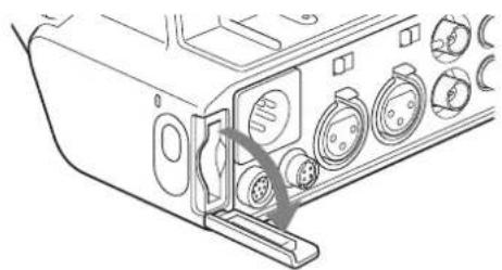 SONY PDW-F330K - Einstecken eines „Memory Stick“ - 1