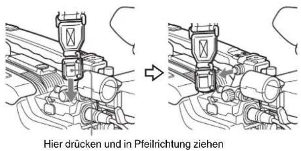 SONY PDW-F330K - Gebrauch des Schulterriemens - 3