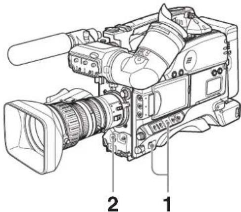 SONY PDW-F330K - Einstellung des Schwarzwerts - 1