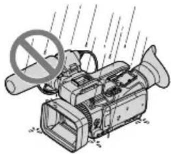 SONY HXR-NX70P - Informationen zur Staub- und Regenfestigkeit des Camcorders - 3
