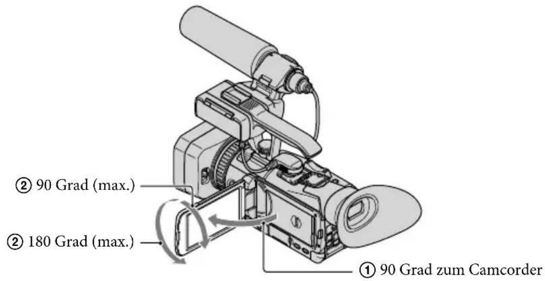 SONY HXR-NX70P - LCD-Bildschirmträger - 1