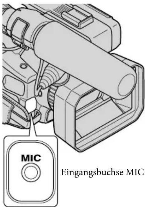 SONY HXR-NX70P - Verwenden eines externen Mikrofons (gesondert erhältlich) - 1