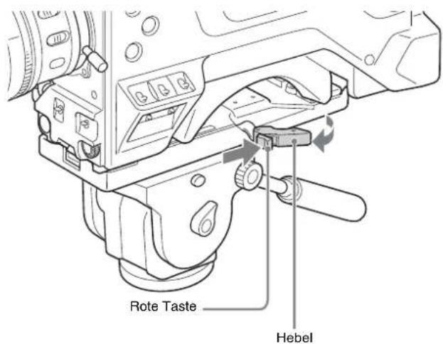 SONY HXC-FB75SC - Abnehmen der Kamera vom Stativaufsatz - 1