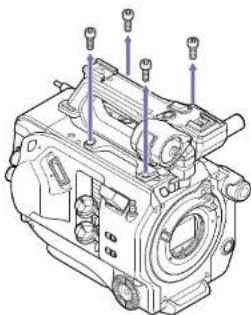 SONY PXW-FS7M2 - Abnehmen des Griffs - 1