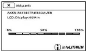 SONY HXR-NX3D1E - Akku-Info - 2