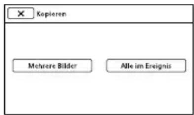 SONY HXR-NX3D1E - Kopieren von Bildern - 1