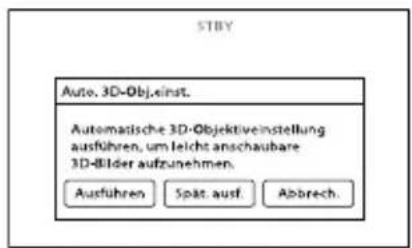 SONY HXR-NX3D1E - Berühren Sie [Ausführen]. - 1