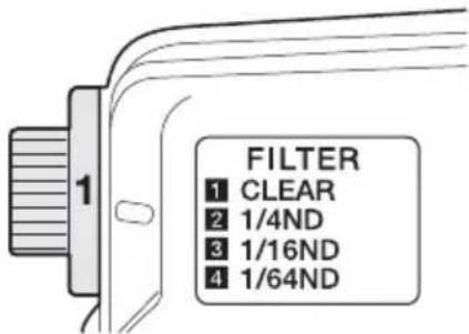 SONY PXW-X500 - FILTER-Regler - 1