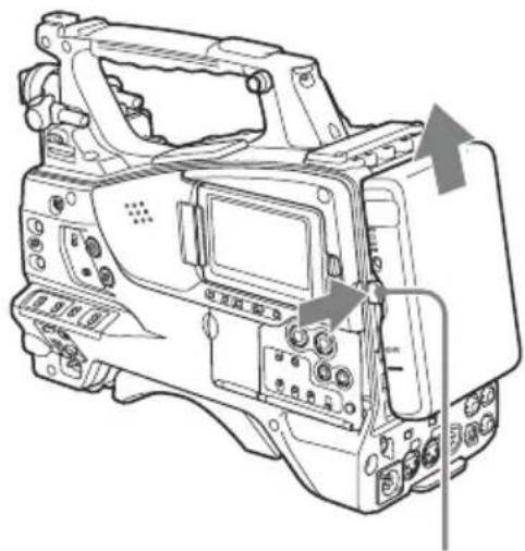SONY PXW-X500 - Abnahme des Akkusatzes - 1