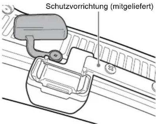 SONY PXW-X500 - Drehen Sie die Befestigungsschraube im Uhrzeigersinn, um den USB-Erweiterungsadapter festzuschrauben. - 4