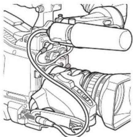 SONY PXW-X500 - Anschluss eines Mikrofons an den Anschluss MIC IN - 3