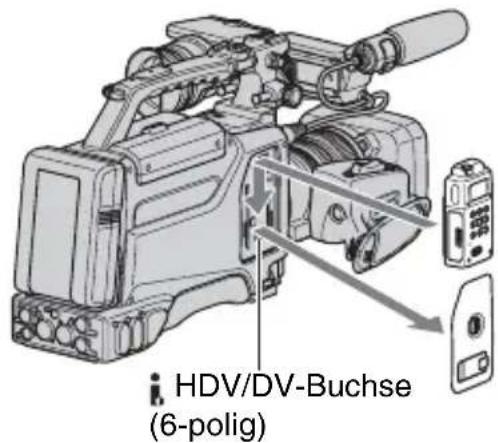 SONY HVR-S270E - Abringen des Speicherrecorders - 1