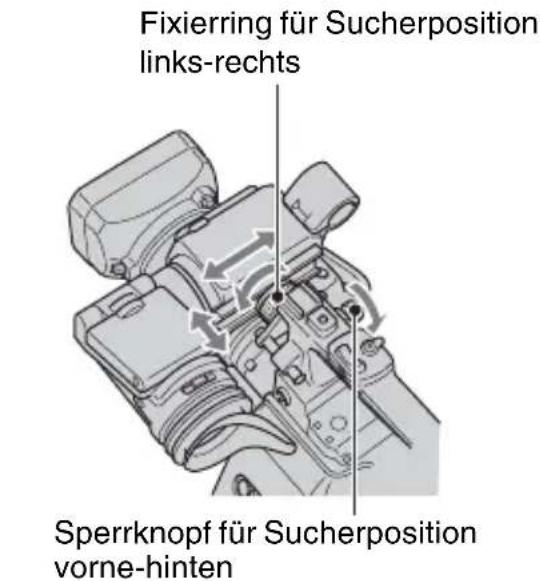 SONY HVR-S270E - So stellen Sie die Sucherposition ein - 1