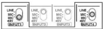 SONY HVR-S270E - Beispiel für 2CH-Aufnahme (Aufnahme des von INPUT1 und INPUT4 eingespeisten Tons) - 2