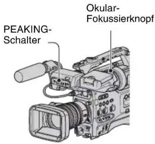 SONY HVR-S270E - So stellen Sie die Sucherposition ein - 2