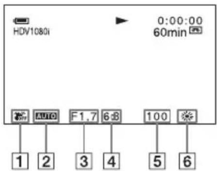 SONY HVR-S270E - Drücken Sie während der Wiedergabe oder im Pausemodus die DATA CODE-Taste B. - 1