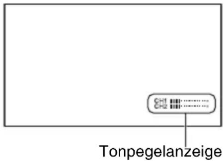 SONY HVR-S270E - TONPEGELANZ. (Tonpegelanzeige) - 1