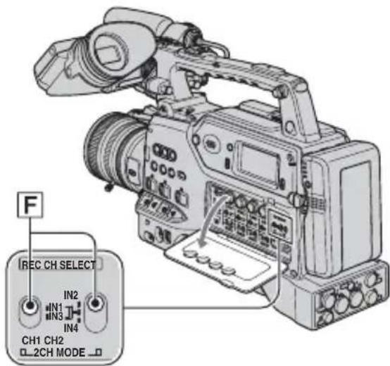 SONY HVR-S270E - Anbringen des mitgelieferten Mikrofons - 2