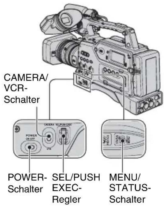 SONY HVR-S270E - Auswählen von Menüoptionen - 1