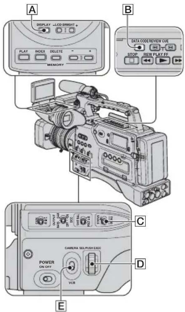 SONY HVR-S270E - Ändern/Prüfen der Einstellungen in Ihrem Camcorder - 1