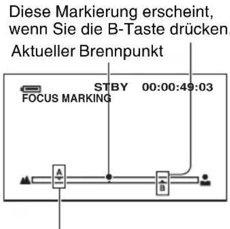 SONY HVR-S270E - Markieren des Brennpunkts auf dem Bildschirm (Fokusmarkierung) - 2