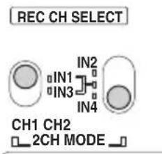 SONY HVR-S270E - Beispiel für 2CH-Aufnahme (Aufnahme des von INPUT1 und INPUT4 eingespeisten Tons) - 1