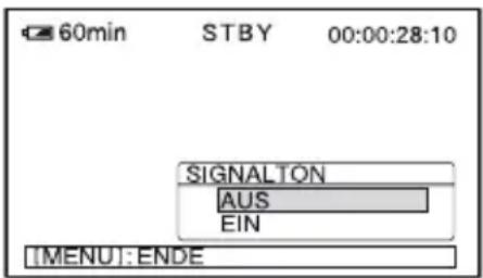 SONY DSR-PD175P - Auswählen von Menüoptionen - 5