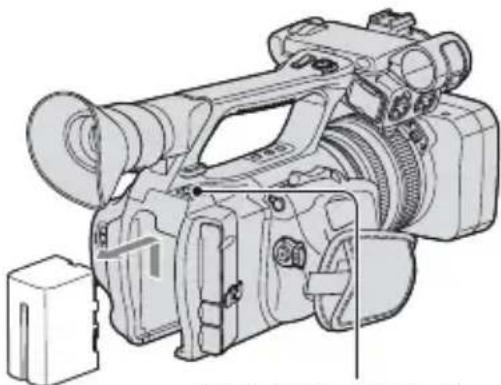 SONY DSR-PD175P - So nehmen Sie den Akku ab - 1