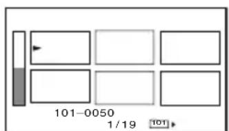 SONY DSR-PD175P - So lassen Sie die Liste der Standbilder anzeigen (Indexbildschirm) - 1