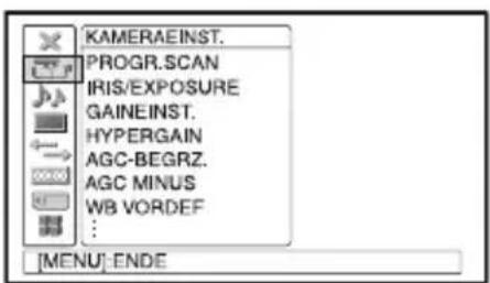 SONY DSR-PD175P - Drücken Sie die MENU-Taste. - 1