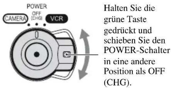 SONY DSR-PD175P - Schritt 4: Einschalten und richtiges Halten des Camcorders - 2