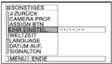 SONY DSR-PD175P - Drücken Sie die MENU-Taste. - 2
