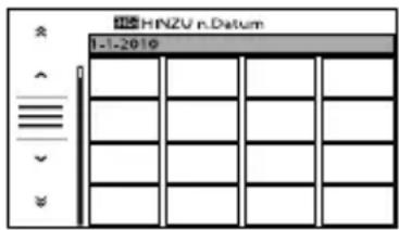 HINZUFÜGEN zu Datum 1-1-2010