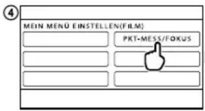 MEIN MENÜ EINSTELLEN (FILM) PKT-MESS/FOKUS