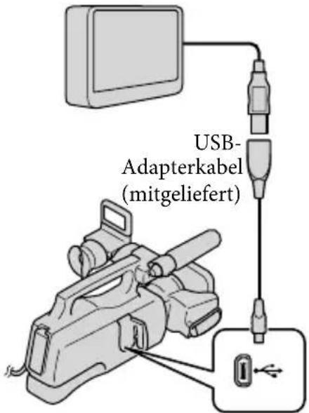 USB- Adapterkabel (mitgeliefert)
