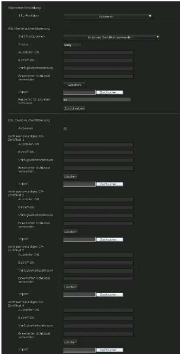 SONY SRG-301SE - Registerkarte SSL - 1