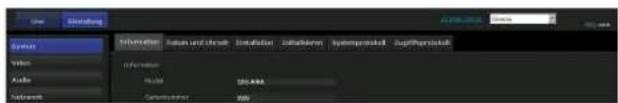 SONY SRG-301SE - Festlegen von Einstellungen im Administratormenü - 1