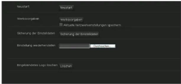 SONY SRG-301SE - Registerkarte Initialisieren - 1