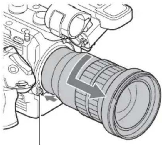 SONY PXW-FS5M2K - Abnehmen des Objektivs - 1