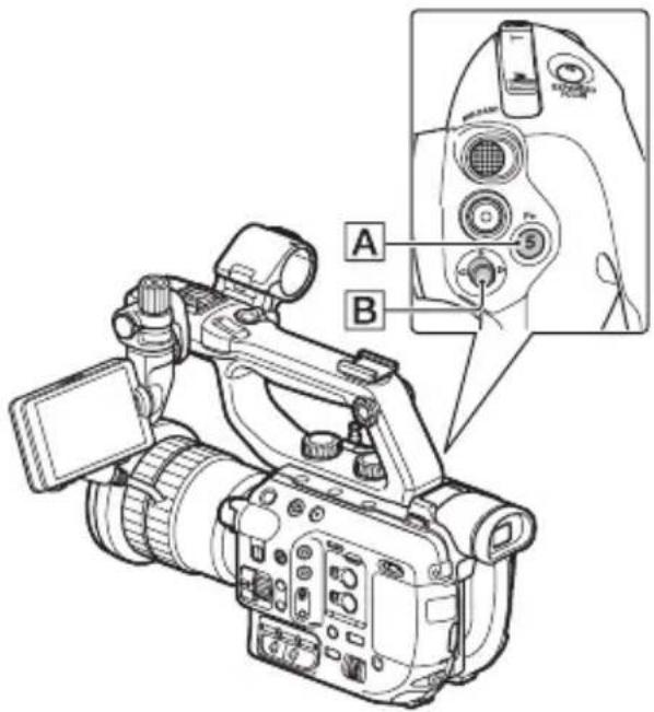SONY PXW-FS5M2K - Verwenden des Direktmenüs - 1