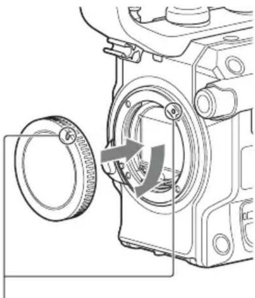 SONY PXW-FS5M2K - Abnehmen des Objektivs - 2