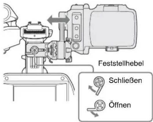 SONY PMW-300K1 - Stellen Sie die horizontale Position ein. - 1