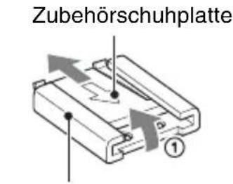 Zubehörschuhplatte ①