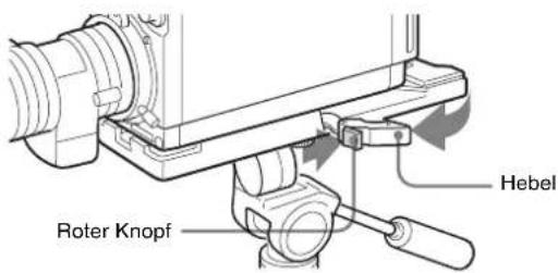 Hebel Roter Knopf