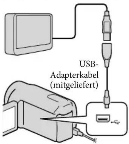 USB- Adapterkabel (mitgeliefert)