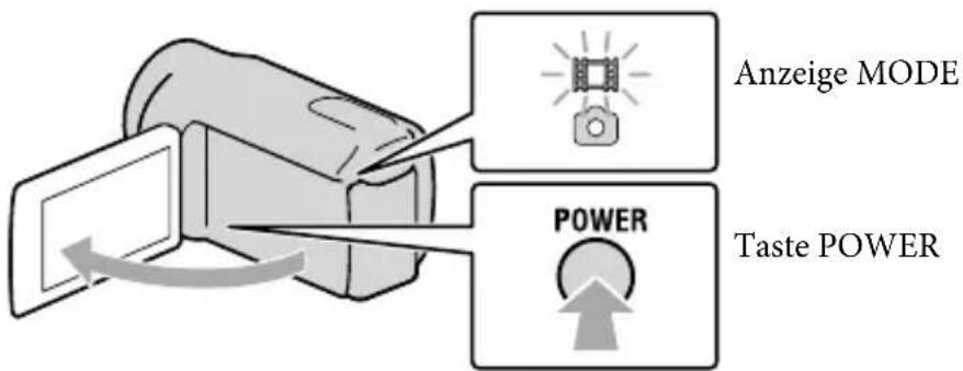 Anzeige MODE POWER Taste POWER
