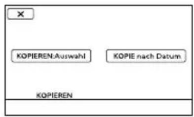 KOPIEREN:Auswahl KOPIE nach Datum. KOPIEREN