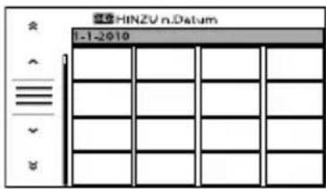 星期HINZU n.Datum 1-1-2010